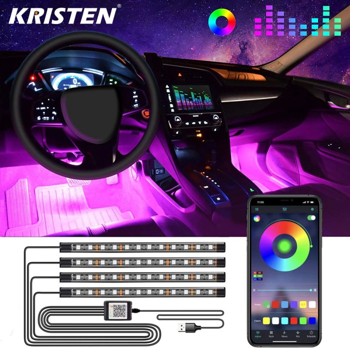 PREMIUM AMBIENT CAR LIGHT INTERIOR / LAMPU KOLONG MOBIL