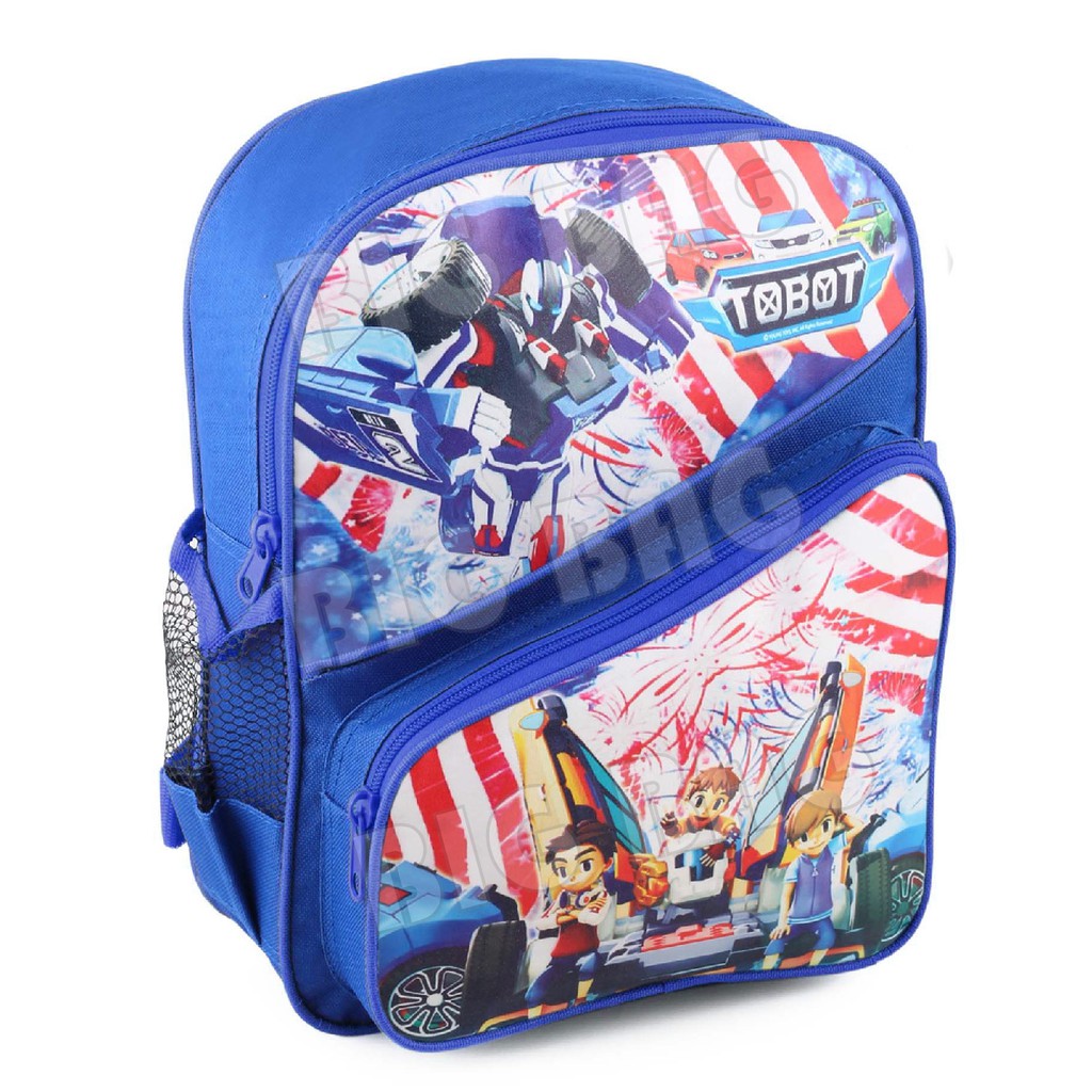 PTS - Ransel Sekolah Anak Cowo / Laki Laki Ransel Sekolah Anak Murah - BATMAN/TOBOT/SPIDERMAN  SLASH + FREE Botol Minum