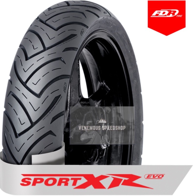 Ban Fdr Sport XR Evo Ukuran 100/80-17 Dan 120/70-17 (Tubeless)