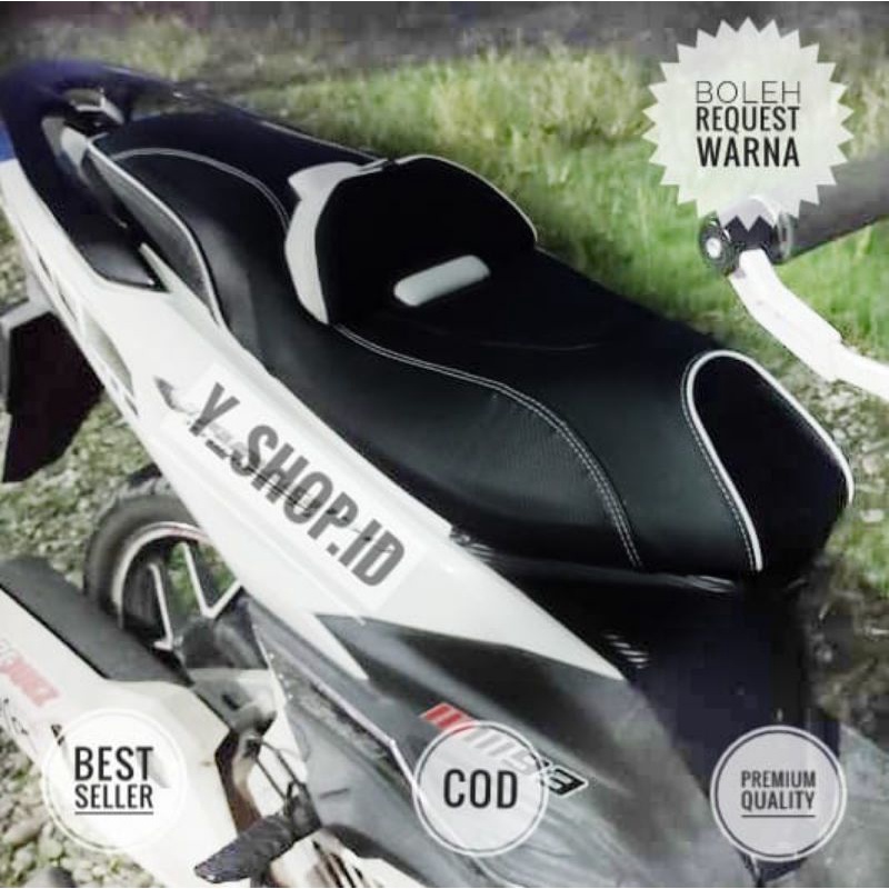 Sarung Kulit Jok Custom Vario 110 125 150 160 New Vario Modif Eropa MBtech Pnp