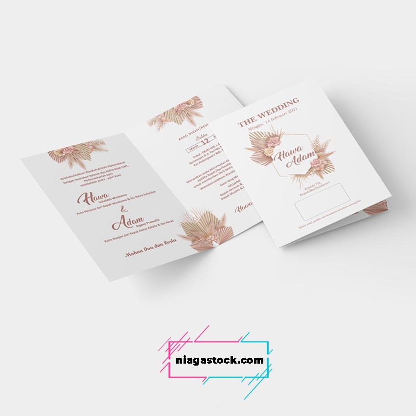 

(Kode 001) Undangan Pernikahan MURAH, ELEGAN, SIMPLE