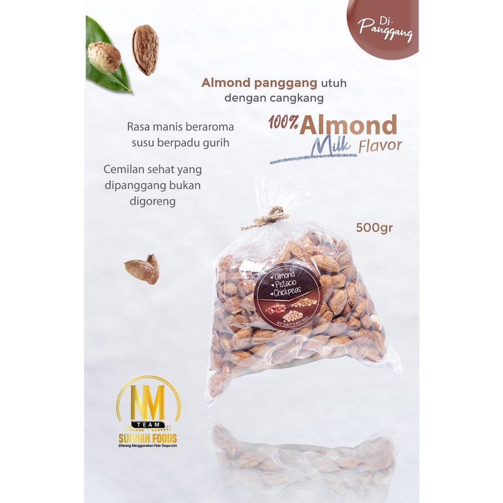 

Roasted Almond Milk Kemasan Plastik 500gr