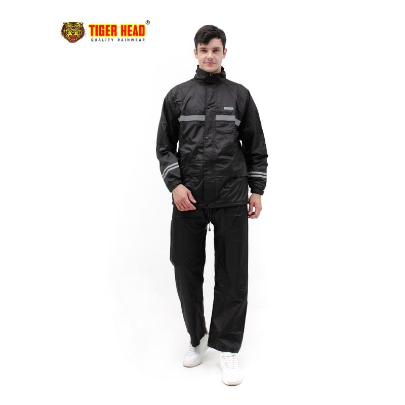 Jas Hujan Stelan AXIO Metro Tiger Head Awet grade premium (bahan nylon tidak mudah sobek)