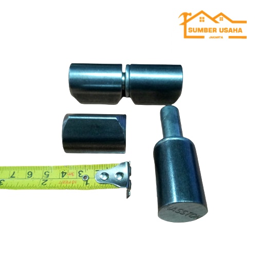 Engsel Bubut Kuping 27mm 1" Inch Engsel Pintu Besi Pagar Besi Hasston SUJ