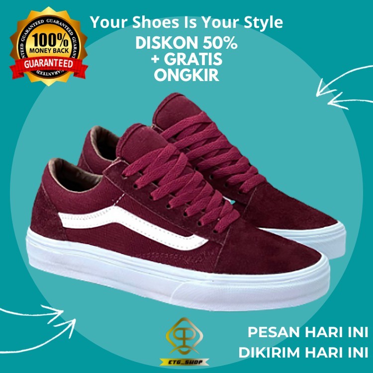 (BISA COD) VANS OLDSKOOL MONO DT PORT ROYAL PREMIUM WAFFLE DT BNIB / SEPATU VANS OLDSKOOL MONO