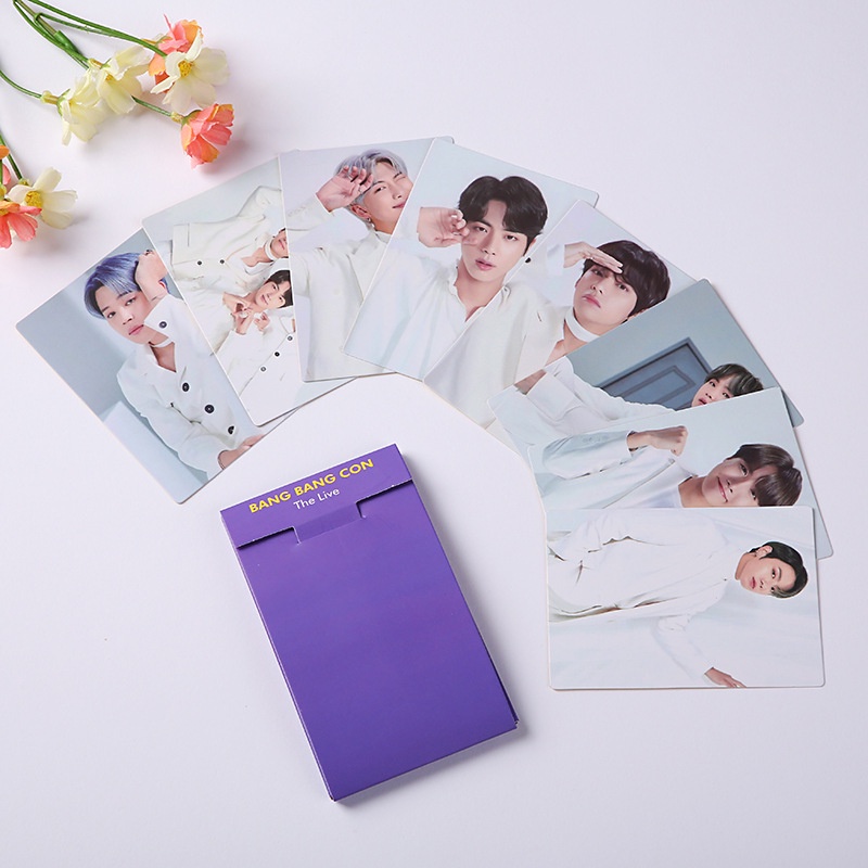 7 / 8pcs / set Kartu Foto BTS BBC PORTABLE