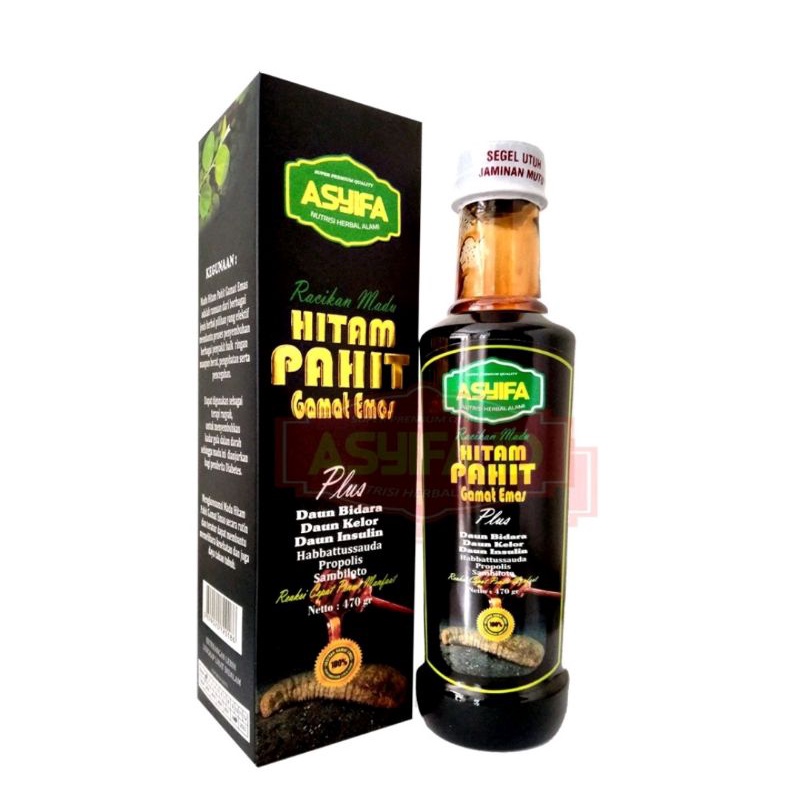 

Madu Hitam Pahit Gamat Emas Asyifa 470 gram