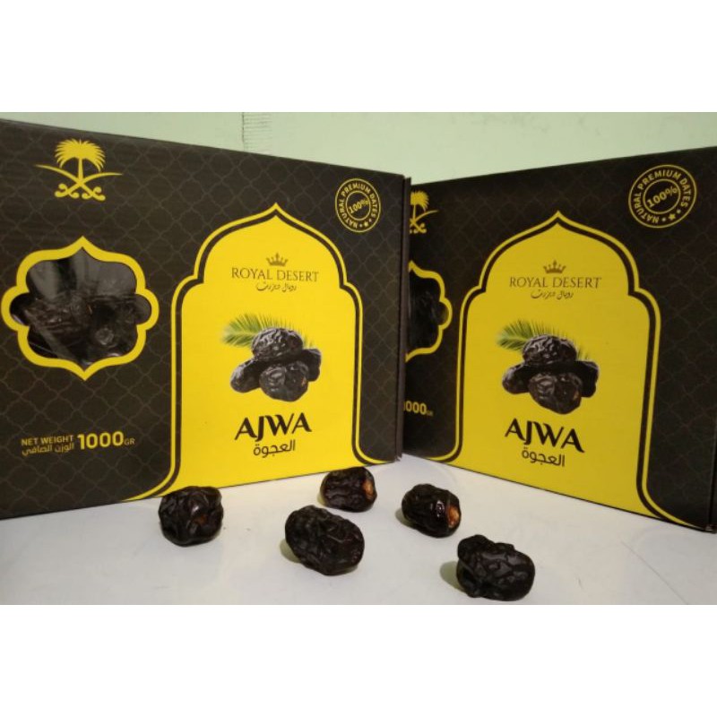 

Kurma Ajwa Madinah/Nabi Royal Dessert 1kg