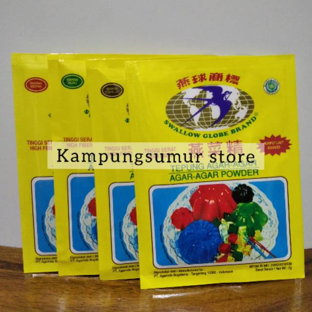 

Agar Agar Swallow 7 gr