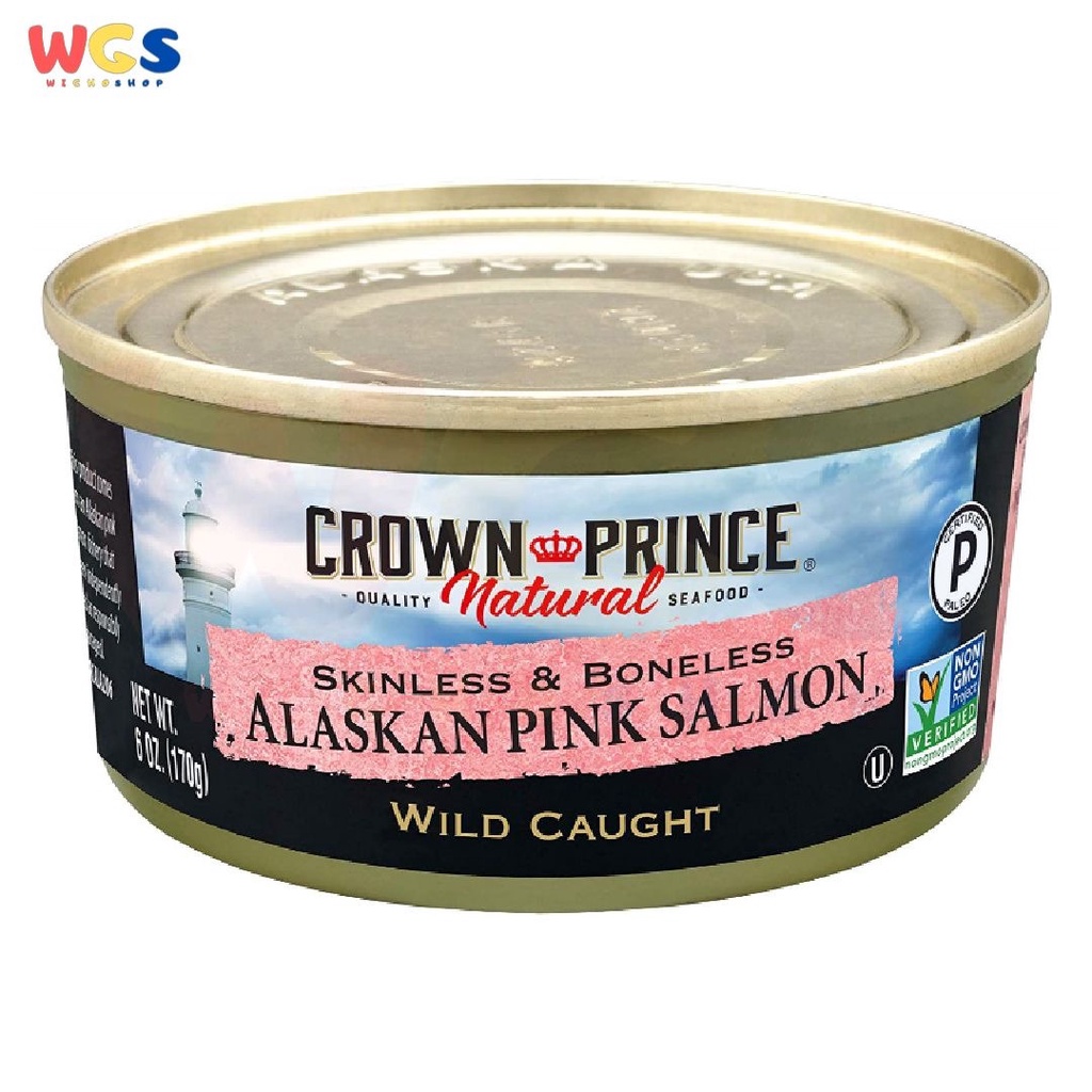 Crown Prince Natural Alaskan Pink Salmon Skinless n Boneless 6oz 170g