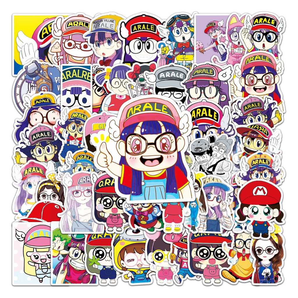 Zhang ARALE kartun graffiti stiker bagasi skuter sepeda otomotif dekoratif pasta stiker dekoratif