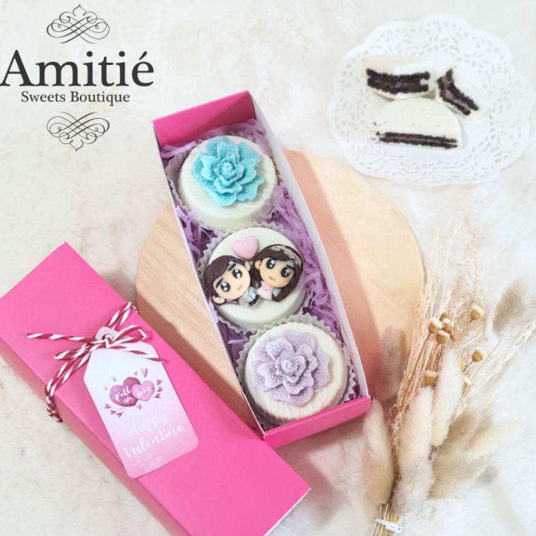 

【Ready】 Coklat Oreo Valentine Set of 3 / Coklat Karakter / Valentine Gift / Hadiah Valentine