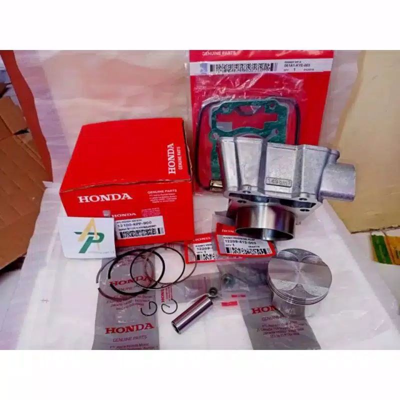 BLOKSEHER KOMPLIT ISI PISTON KIT HONDA CBR 150R,CBR 150 R OLD KPP/K15