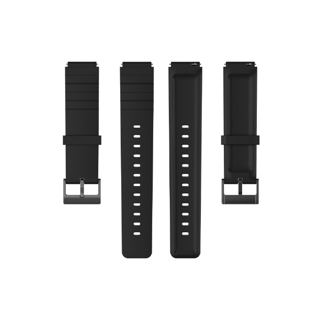 XMW Tali Jam 18mm Watch Strap Garmin Vivomove 3s 39mm - Rubber Silikon