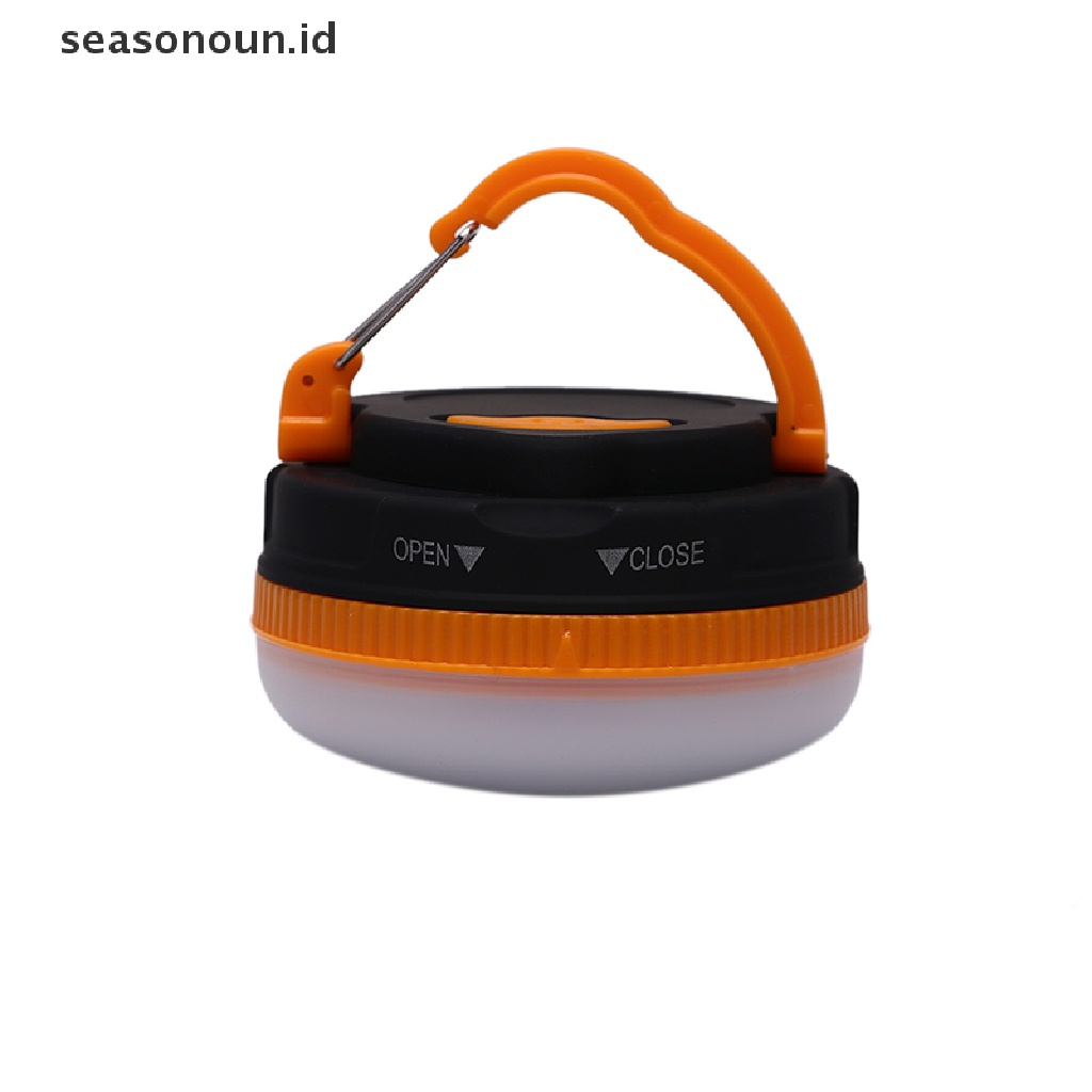(seasonoun) Lampu Lentera LED Portable Dengan Port Charger USB Untuk Tenda Camping Hiking Memancing
