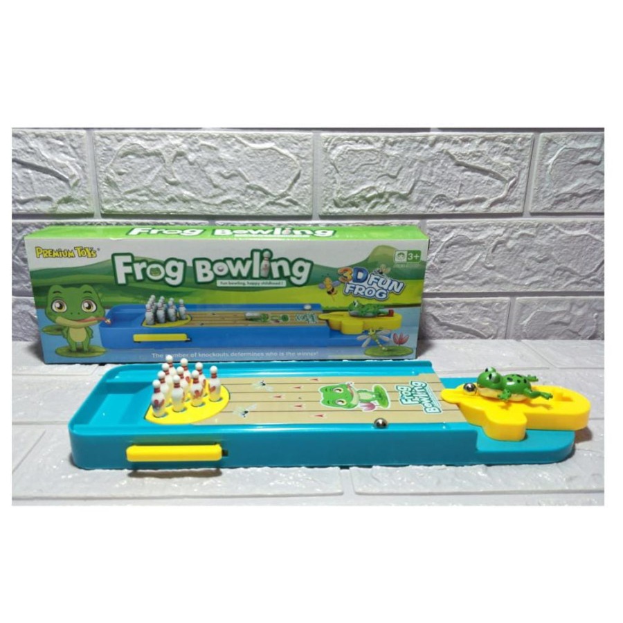 mainan bowling frog mainan bowling kodok bowling mainan anak
