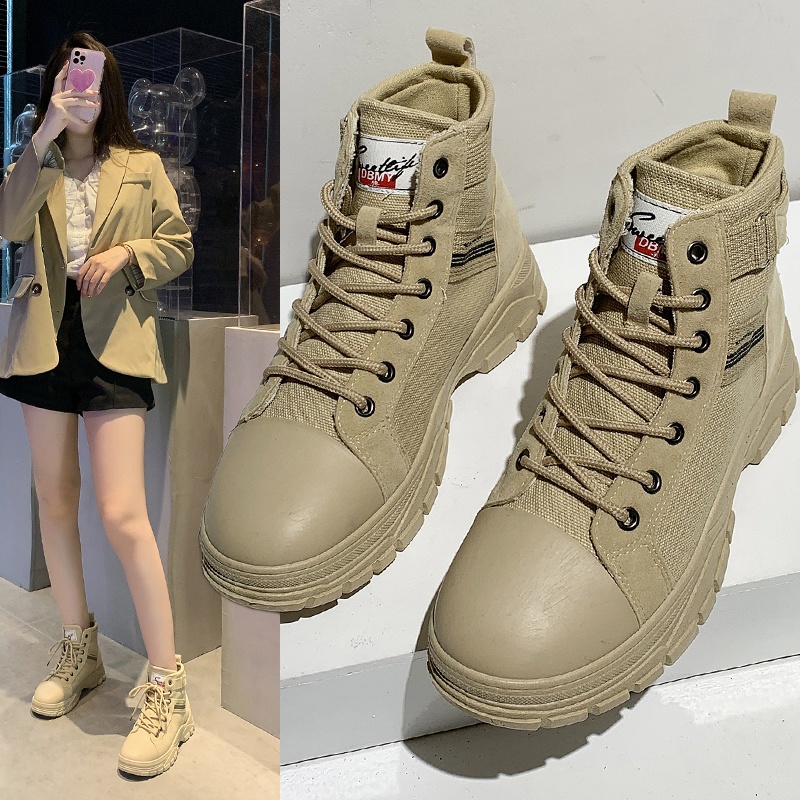 [DENDEN.ID] Sepatu Boots Wanita Tinggi Fashion Korea Import DD1029