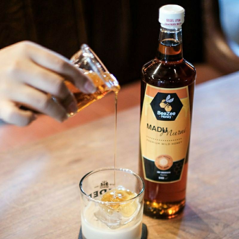 Madu Murni Asli Premium BeeZee Honey (Wild Honey) 645 ml