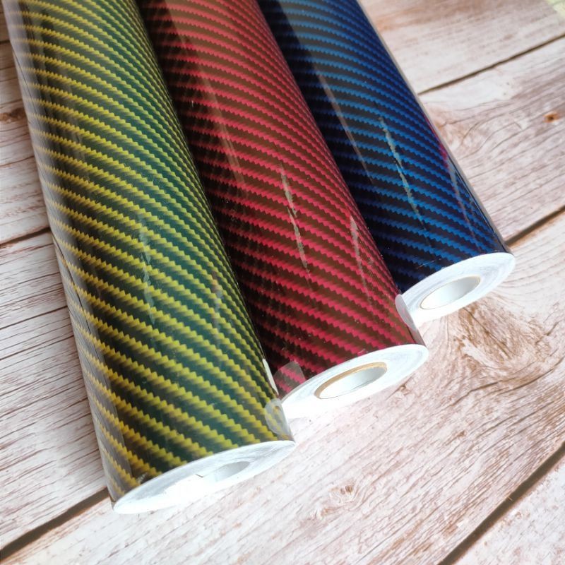 Stiker karbon 7D carbon skotlet murah profix