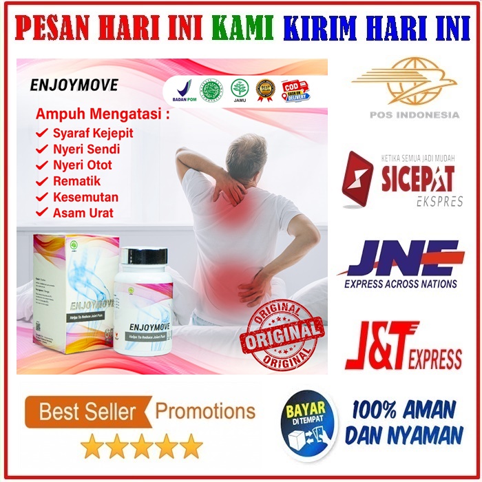 ENJOYMOVE kapsul - Obat Syaraf Kejepit & Nyeri Sendi