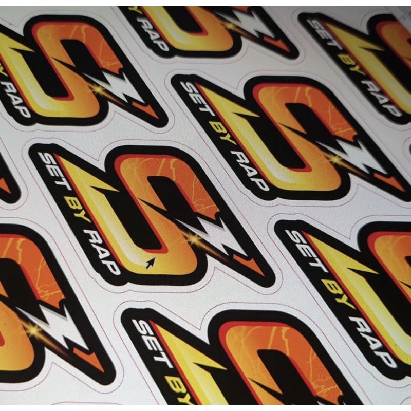 

stiker S set by rap