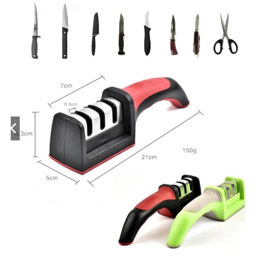 Adda Home - Alat Pengasah Pisau Knife Sharpener - Warna Random