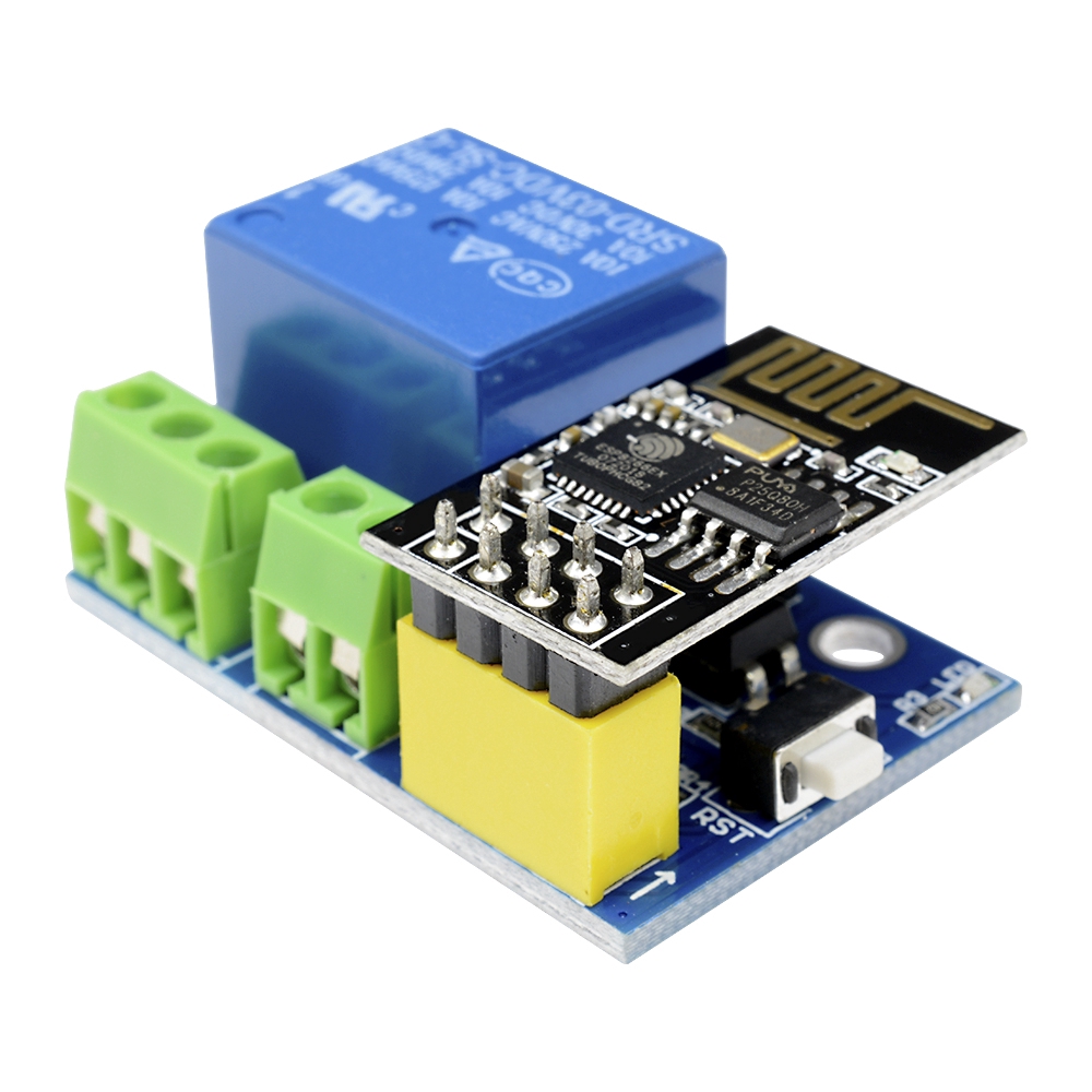 ✫〖ready to ship/COD〗✫ ESP8266 5V WiFi Relay Module APP APP controled untuk Smart Home esp-01s