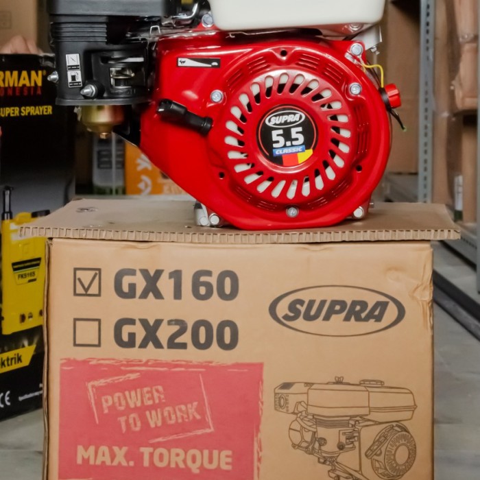 Motor penggerak mesin 5.5 hp bensin SUPRA GX 160 ECOLITE