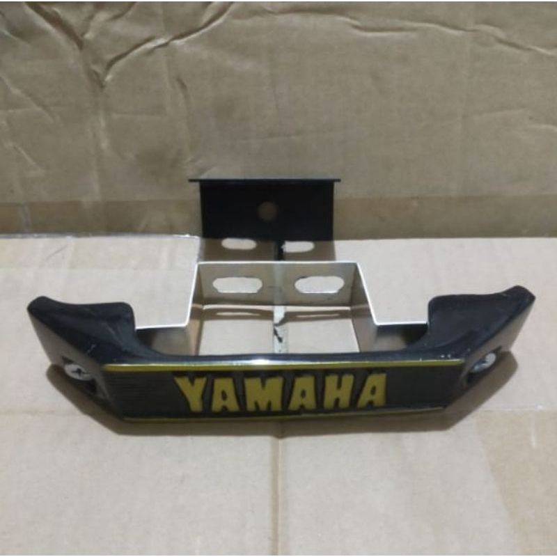 Emblem Yamaha Kumis Dan Breket Dudukan Lampu LED Rx-King RX Lama Rx-S RX Byson Tebal