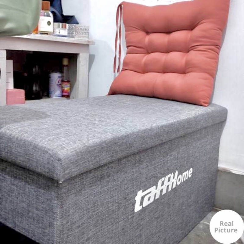 STORAGE BOX SOFA LEBIH BESAR MULTIFUNGSI STOOL SOFA BOX CONTAINER PENYIMPAN BARANG PRAKTIS MUDAH HEMAT KALIMANTAN SELATAN BANJARMASIN KALSEL | RUMIFY