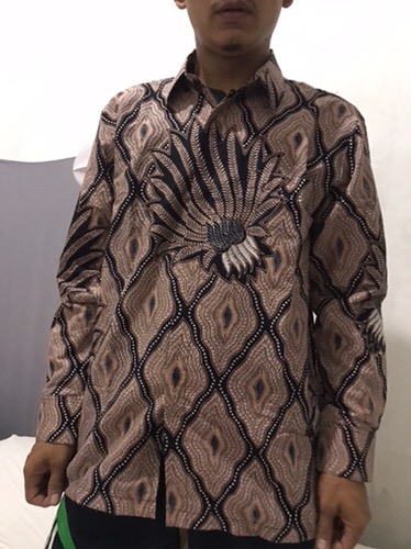 Pari Seiket Batik Pria Lengan Panjang Full Furing Batik Solo