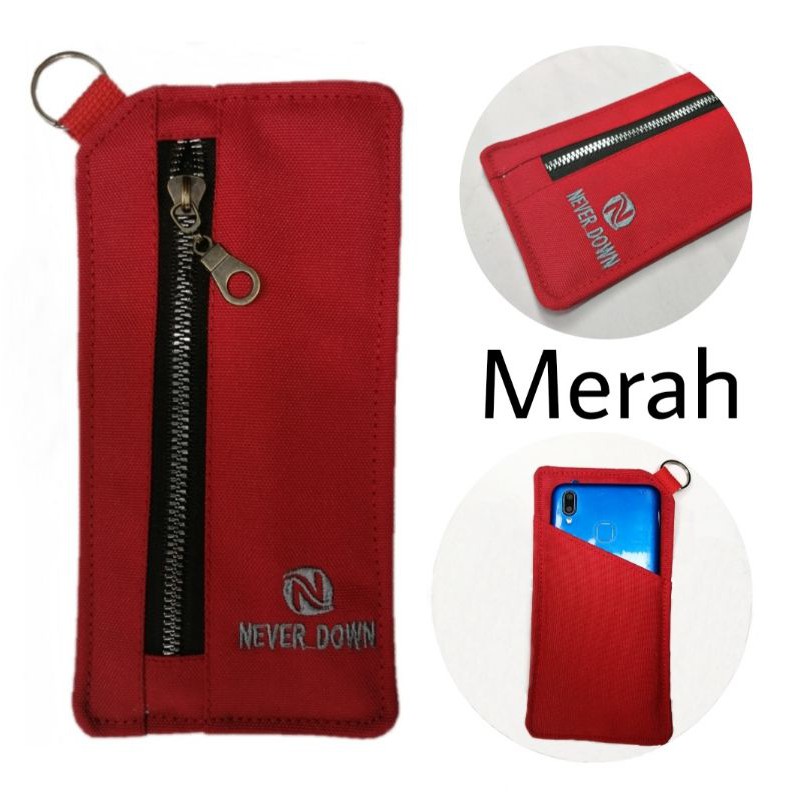 Hannging Wallet - dompet hp - Dompet kalung - dompet kartu pria dan wanita