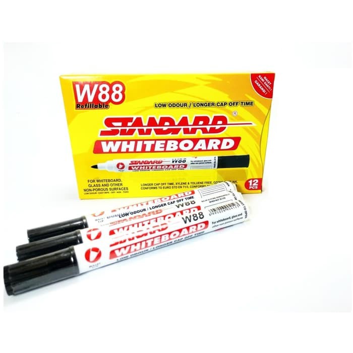 Spidol Whiteboard Standard W88 / Spidol Papan Tulis / Spidol Bisa Dihapus