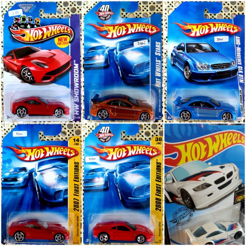 [LANGKA/RARE] Koleksi Hot Wheels Ferrari, Mercedes Benz, BMW