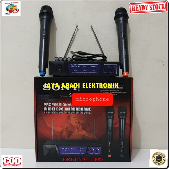 G468 SONI UHF MIC WIRELESS SONY DUAL MIK WIRELES SEPASANG MIKROPON MIKROPHONE DISPLAY SOUNDBEST MICROPHONE KARAOKE VOKAL VOCAL ARTIS PROFESIONAL PRO SOUND BEST SISTEM AUDIO PANGGUNG LEGENDARY DYNAMIC PENGERAS SUARA HIFI SENSITIF MC PIDATO SEMINAR  ACARA