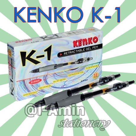 

Pulpen Gel Kenko K-1 / PEN GEL KENKO K1 (Lusinan)