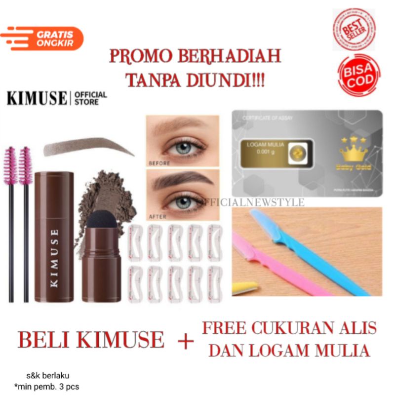 [READY COD FREE GIFT] KIMUSE ONE STEP EYEBROW STAMP SHAPING KIT | KIMUSE BROW STAMP | KIMUSE EYEBROW STAMP | KIMUSE STAMP EYEBROW | STEMPEL ALIS KIMUSE