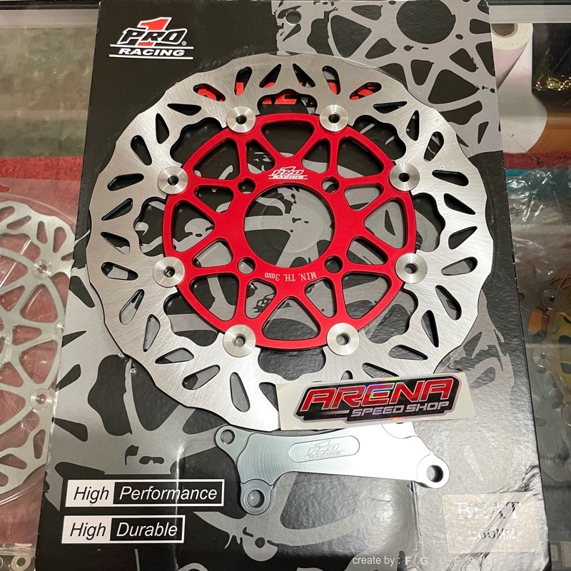 Piringan Cakram Pro1 Beat Scoopy Vario 260mm Red