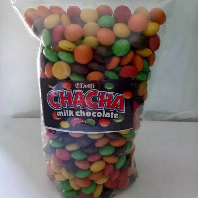 

Snack kiloan murah meriah chacha milk chocolate 500gr