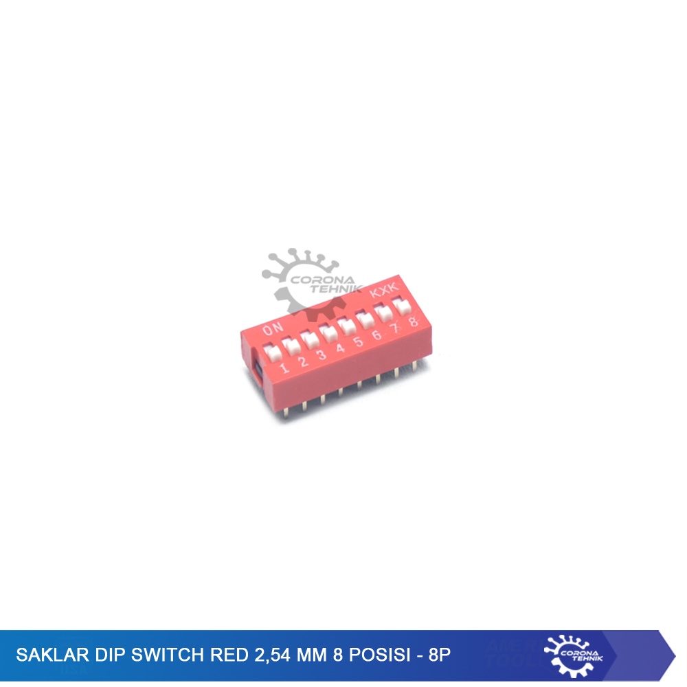 DIL Switch - Pitch Pin 2.54 mm - Saklar Dip Switch Breadboard