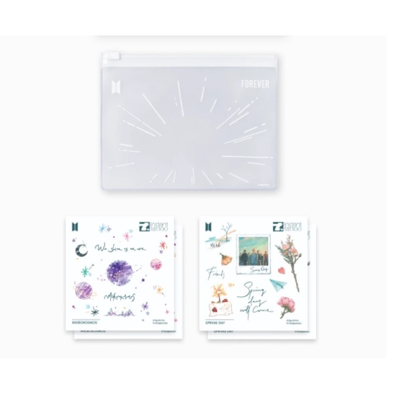 READY STOCK OFFICIAL BTS FOREVER SET + POUCH