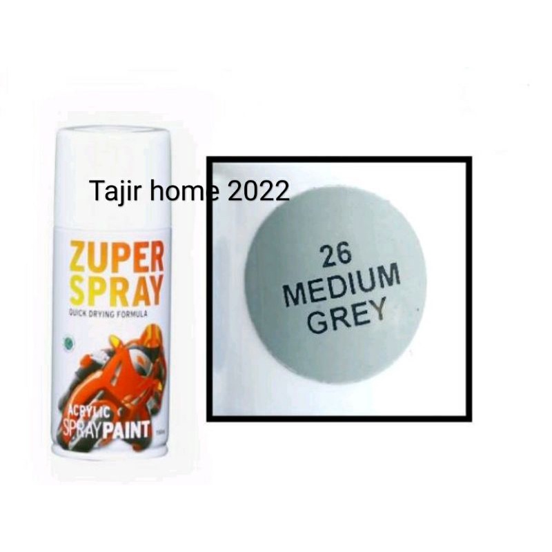 Cat Semprot Zuper Spray Medium Grey RJ London
