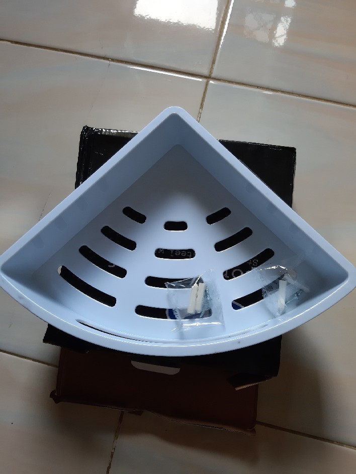 Rak Sabun Shampoo Dinding Sudut Dapur Kamar Mandi Tempat Peralatan Kamar Mandi