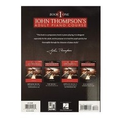 John Thompson Adult Piano Course tersedia level 1 dan 2 Buku piano pemula dewasa