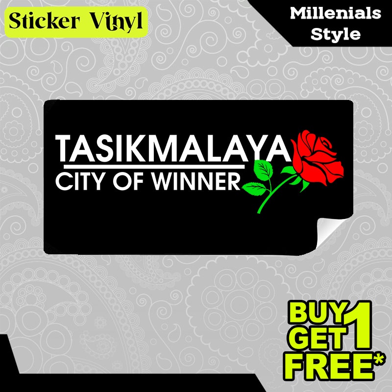 

Stiker Sticker Tasikmalaya City of Winner Tulisan Kalimat Keren dan Inspiratif Aesthetic Bahan Vinyl Satuan Anti Air