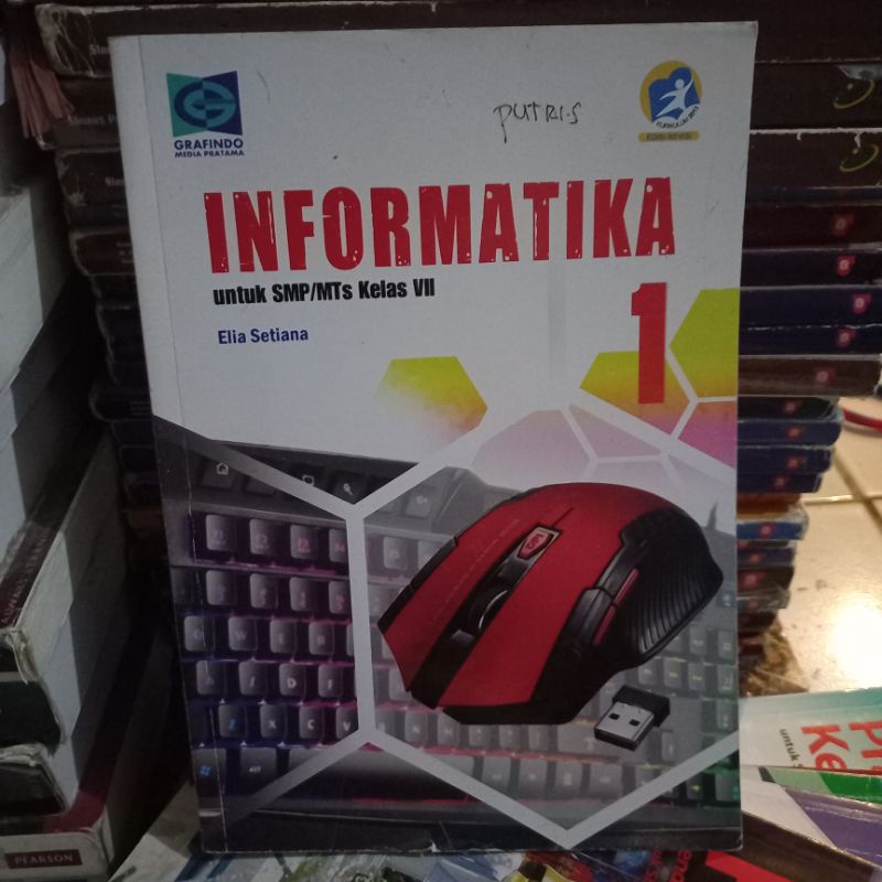 BUKU BEKAS INFORMATIKA SMP KELAS 1 GRAFINDO