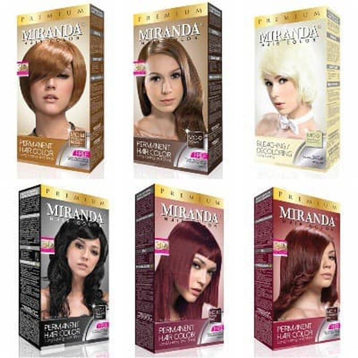 MIRANDA Hair Color Cat  Rambut  Semir Rambut  Pewarna 