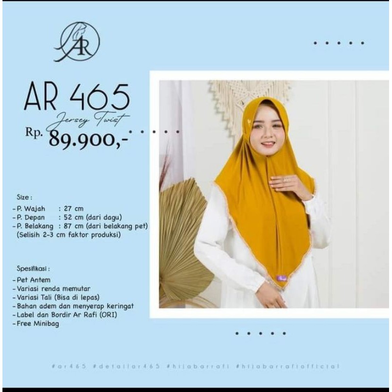 arrafi Ar 465 bergo daily bergo arrafi Ter new 2020 best seller arrafi bergo Maryam bergo arrafi