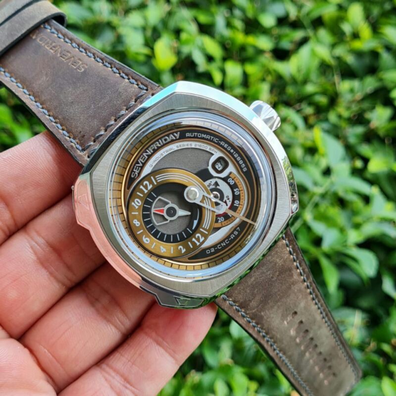 Sevenfriday SF-Q2/02 Automatic Miyota Japan NFC Aktif Original Jam Tangan Pria Garansi 1 Tahun