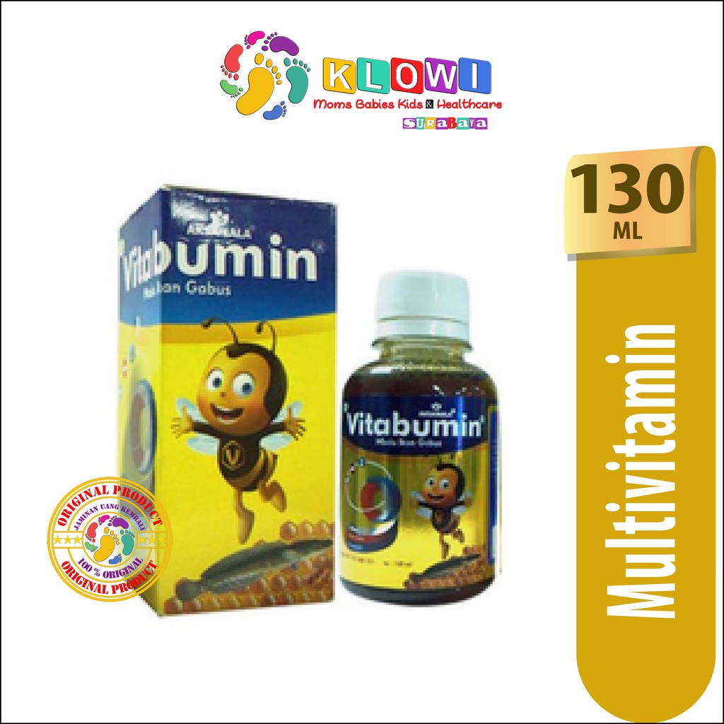 Vitabumin Madu+Ikan Gabus Suplemen Anak - 130 mL